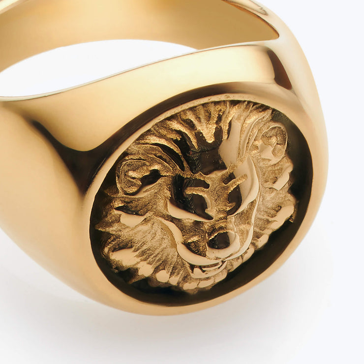 Gold Lion / Gold Ring