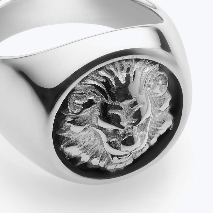 Silver Lion / Silver Ring
